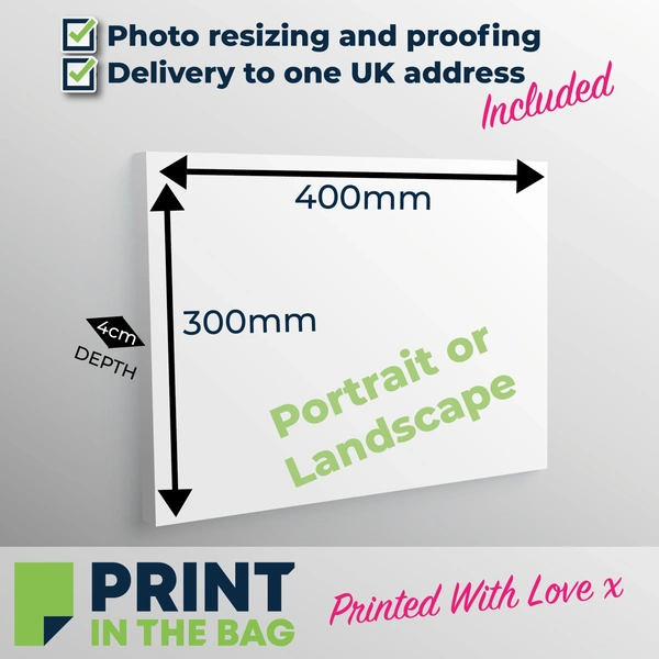 400x300 Canvas Print 4cm 01
